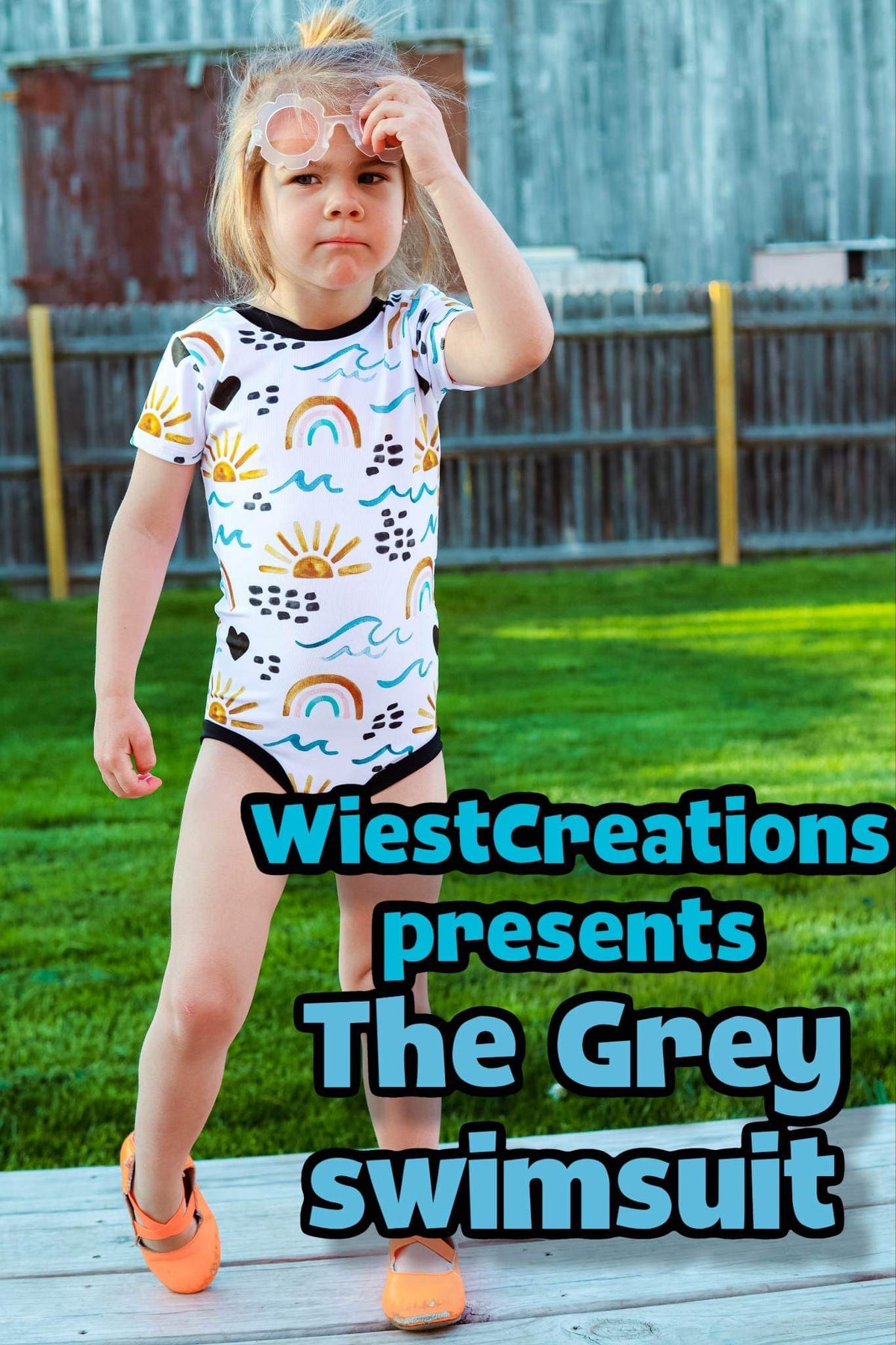 Grey Swimsuit